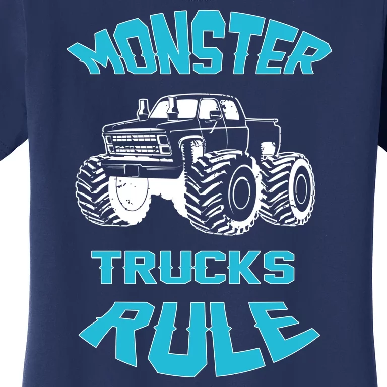 Funny Monster Truck Rule Gift Women's T-Shirt