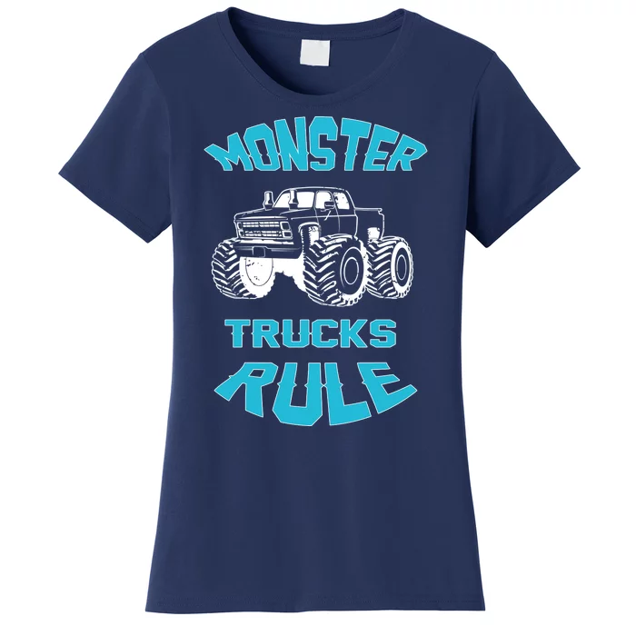 Funny Monster Truck Rule Gift Women's T-Shirt