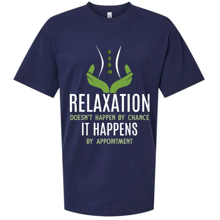 Funny Massage Therapist - Relaxation Happens Sueded Cloud Jersey T-Shirt