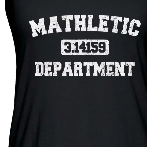 Funny Math Teacher Mathletic Department Ladies Essential Flowy Tank