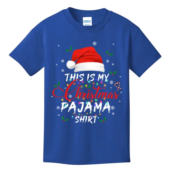 Family Matching This Is My Christmas Pajama Gift Kids T-Shirt