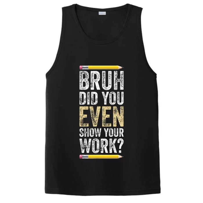 Funny Math Teacher Joke Fun Best Math Quotes Performance Tank