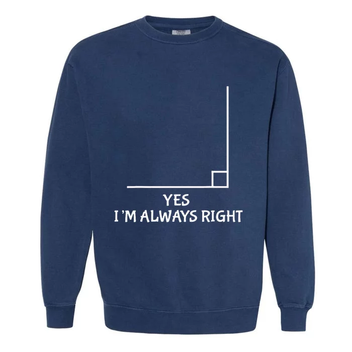 Funny Math Teacher Joke  Fun Best Math Quotes Garment-Dyed Sweatshirt