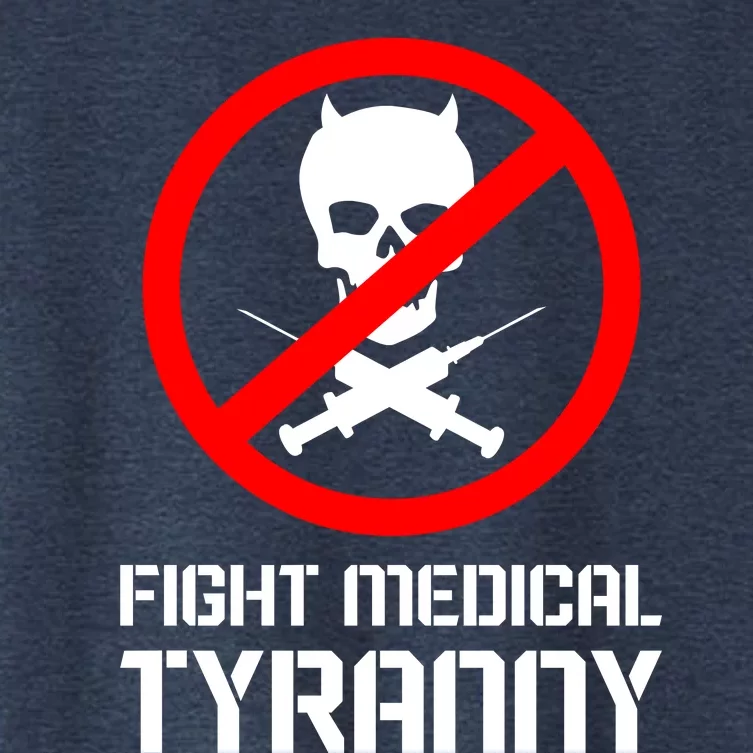 Fight Medical Tyranny Women's Crop Top Tee