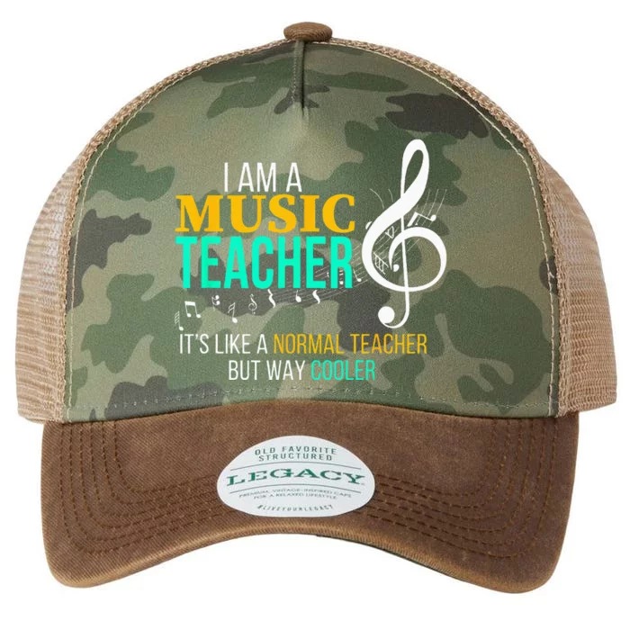 Funny Music Teacher Music Teacher Cool Teacher Gifts Legacy Tie Dye Trucker Hat