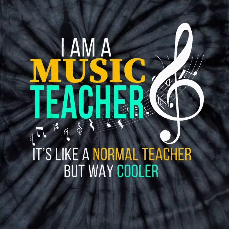 Funny Music Teacher Music Teacher Cool Teacher Gifts Tie-Dye T-Shirt