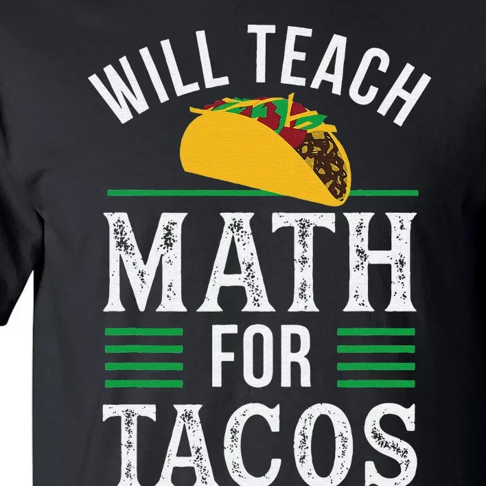 Funny Math Teacher Design for  Mathematics Teaching Math Tall T-Shirt