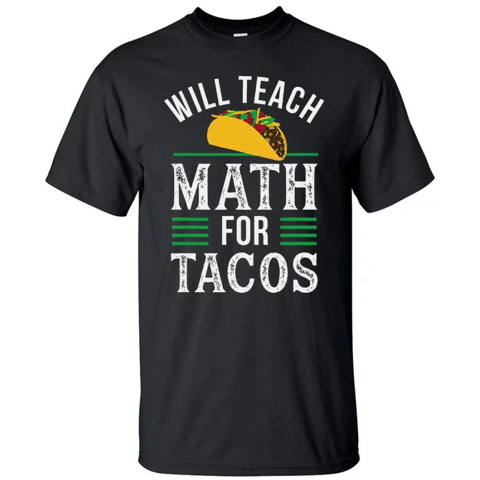 Funny Math Teacher Design for  Mathematics Teaching Math Tall T-Shirt