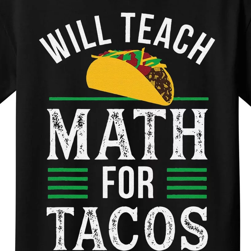 Funny Math Teacher Design for  Mathematics Teaching Math Kids T-Shirt