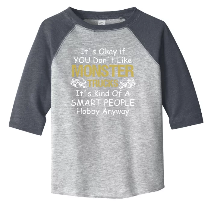 Funny Monster Truck Vintage Racing Great Gift Toddler Fine Jersey T-Shirt