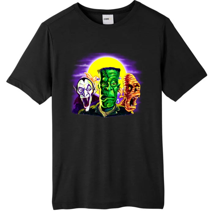 Frankenstein Mummy Three Monsters ChromaSoft Performance T-Shirt