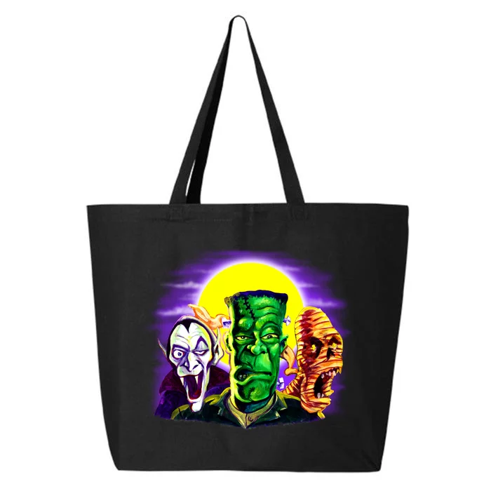 Frankenstein Mummy Three Monsters 25L Jumbo Tote