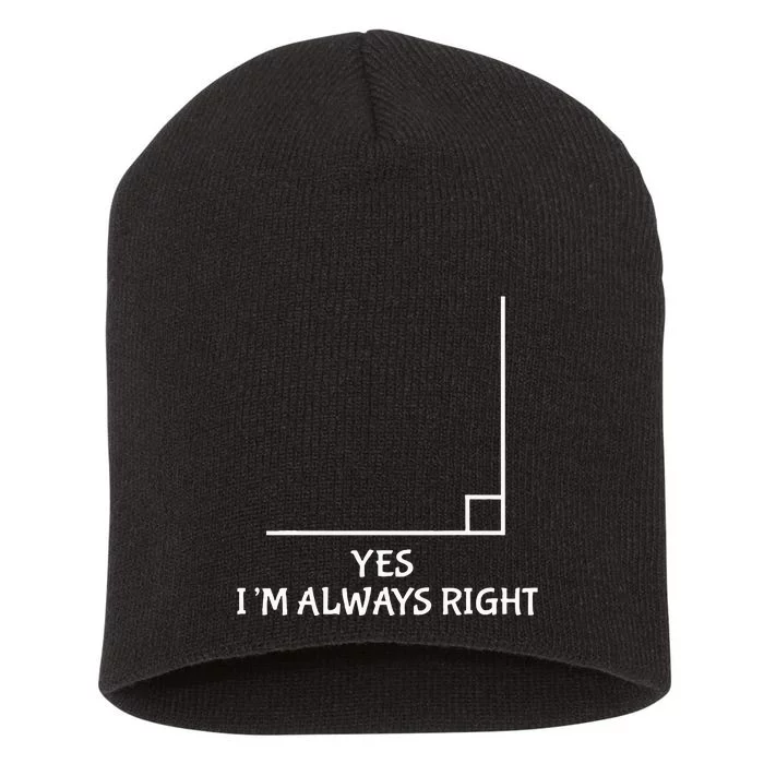 Funny Math Teacher Joke Fun Best Math Quotes Short Acrylic Beanie