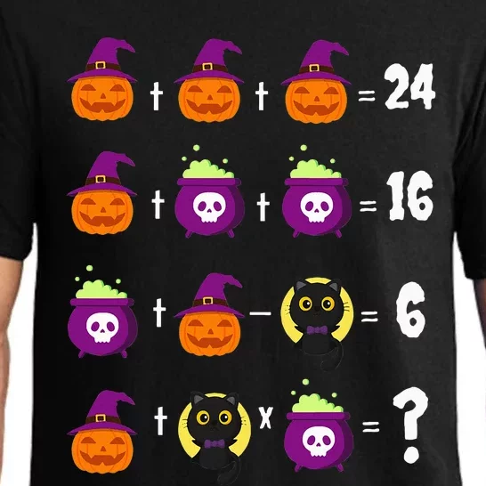 Funny Math Teacher Halloween Order of Operations PEMDAS Quiz Pajama Set