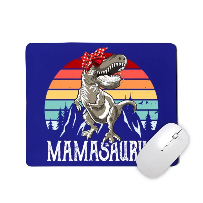 Funny Mamasaurus T Rex Dinosaur Mama Saurus Family Matching Gift Mousepad