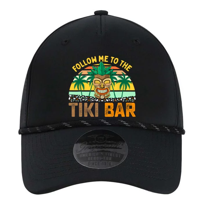 Follow Me To The Tiki Bar Funny Hawaiian Party Men Women Performance The Dyno Cap