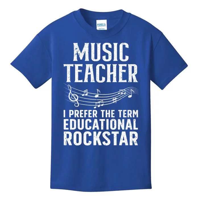 Funny Music Teacher Art Educational Rockstars Cute Gift Kids T-Shirt