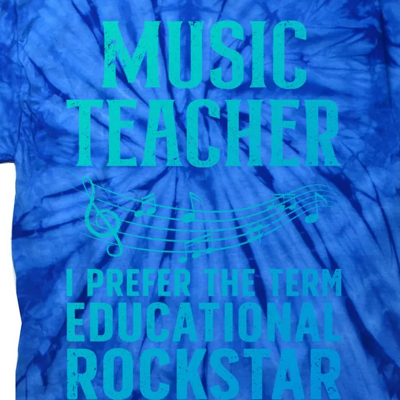 Funny Music Teacher Art Educational Rockstars Cute Gift Tie-Dye T-Shirt