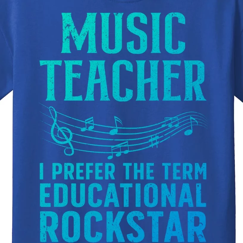 Funny Music Teacher Art Educational Rockstars Cute Gift Kids T-Shirt