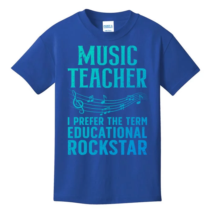 Funny Music Teacher Art Educational Rockstars Cute Gift Kids T-Shirt