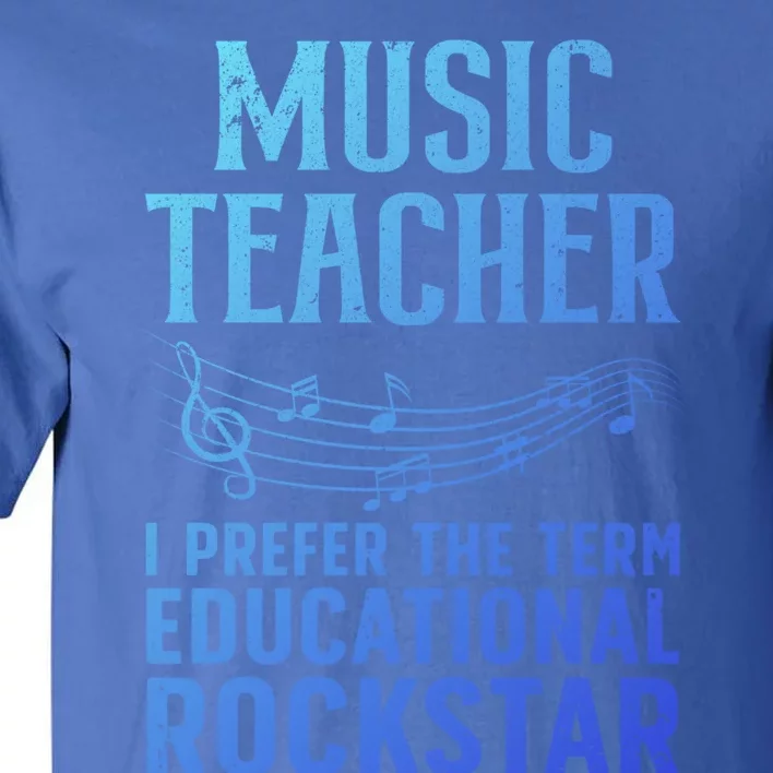 Funny Music Teacher Art Educational Rockstars Cute Gift Tall T-Shirt