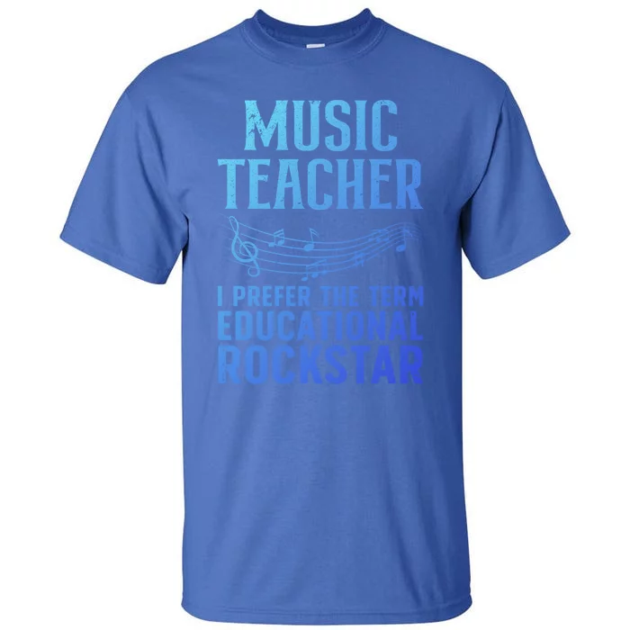 Funny Music Teacher Art Educational Rockstars Cute Gift Tall T-Shirt