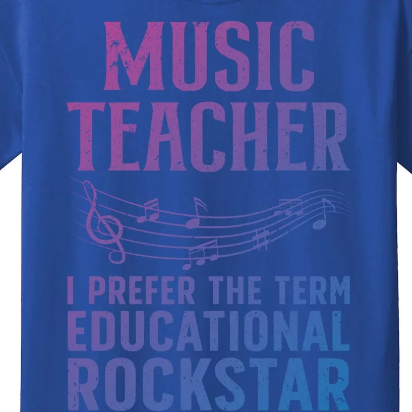 Funny Music Teacher Art Educational Rockstars Cute Gift Kids T-Shirt