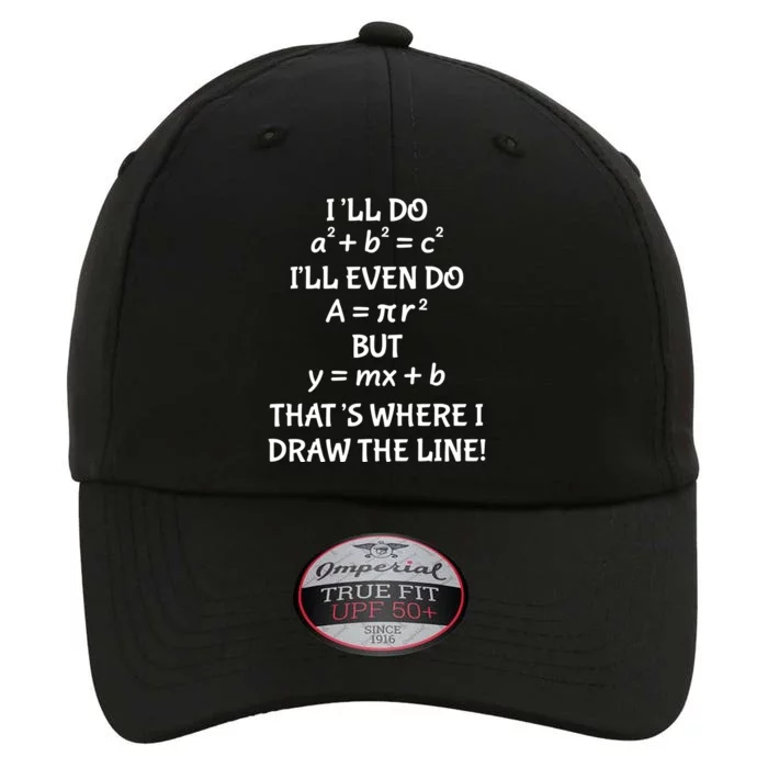 Funny Math Teacher Joke Fun Best Math Quotes Gift The Original Performance Cap