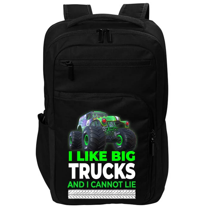 Funny Monster Truck I Like Big Trucks For Adults Impact Tech Backpack