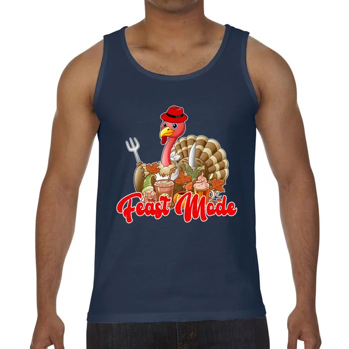 Feast Mode Turkey Thanksgiving Holiday Comfort Colors® Tank Top