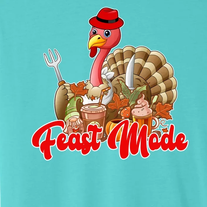 Feast Mode Turkey Thanksgiving Holiday ChromaSoft Performance T-Shirt