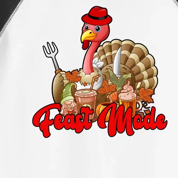 Feast Mode Turkey Thanksgiving Holiday Toddler Fine Jersey T-Shirt