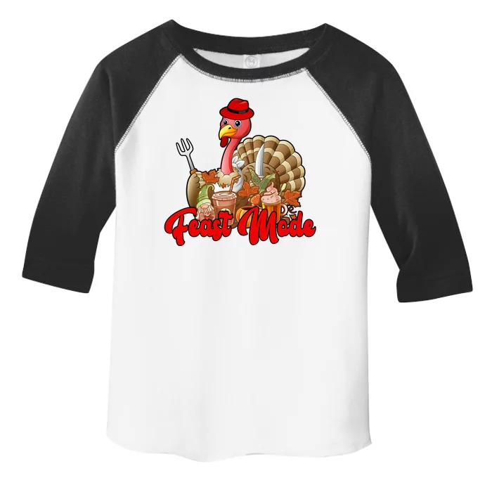 Feast Mode Turkey Thanksgiving Holiday Toddler Fine Jersey T-Shirt