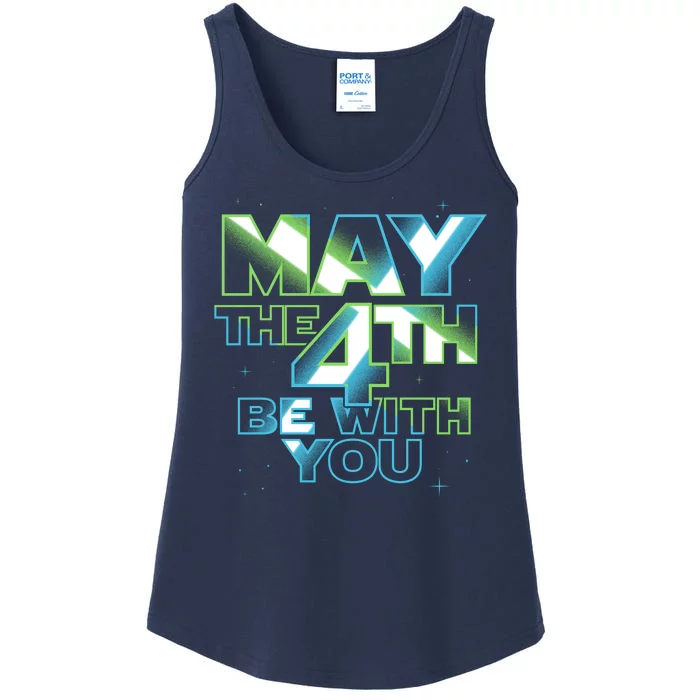 Funny May The 4th Be With You Ladies Essential Tank