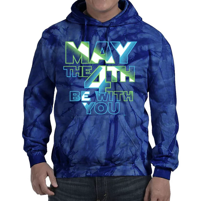 Funny May The 4th Be With You Tie Dye Hoodie