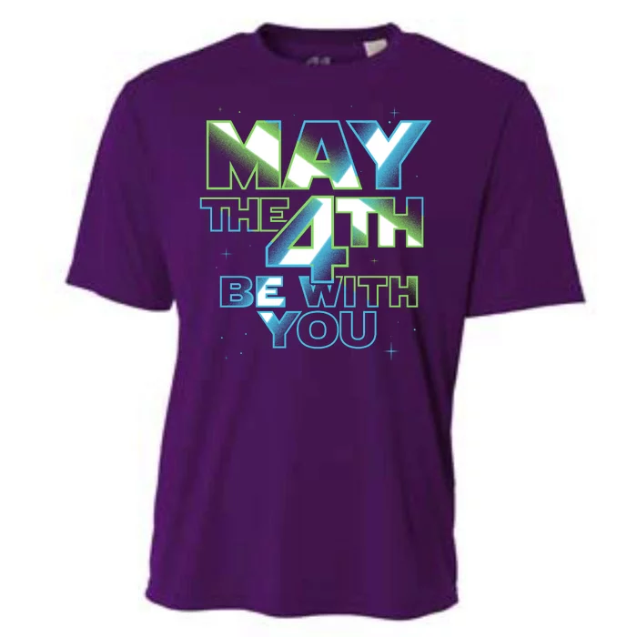 Funny May The 4th Be With You Cooling Performance Crew T-Shirt