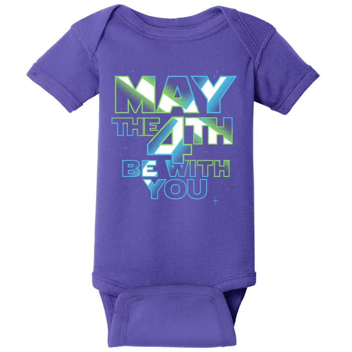 Funny May The 4th Be With You Baby Bodysuit