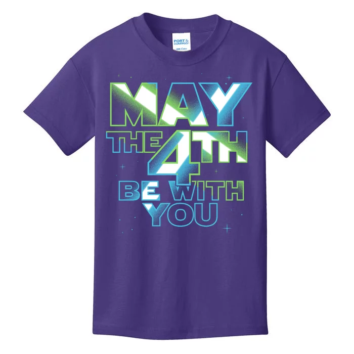 Funny May The 4th Be With You Kids T-Shirt