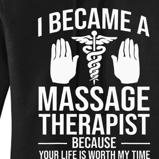 Funny Massage Therapist Gift For Wo Physical Therapy Women's Pullover Hoodie