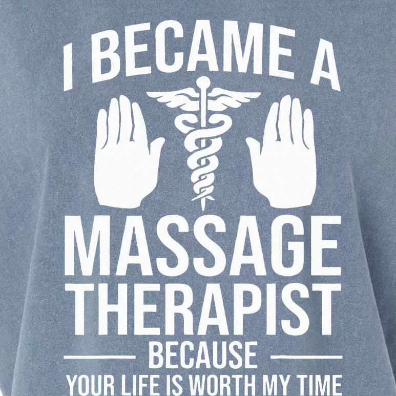 Funny Massage Therapist Gift For Wo Physical Therapy Garment-Dyed Women's Muscle Tee