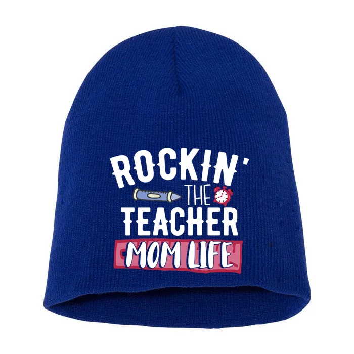 Funny Mom Teacher Meaningful Gift Short Acrylic Beanie