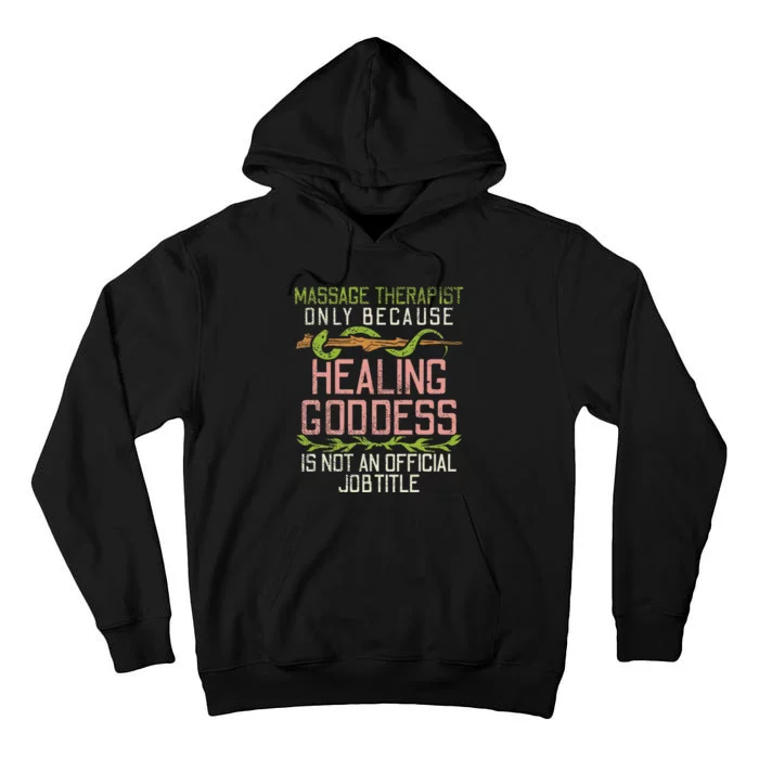 Funny Massage Therapy Therapist Tall Hoodie