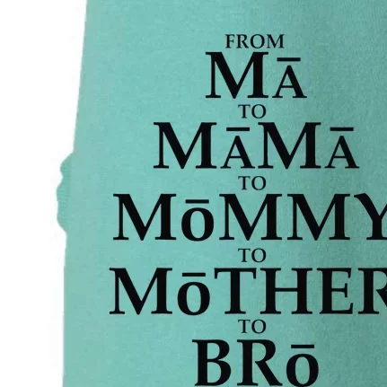 Funny Mother to Bro From Ma Mama Mommy Mother Bruh Fun Mom Doggie 3-End Fleece Hoodie