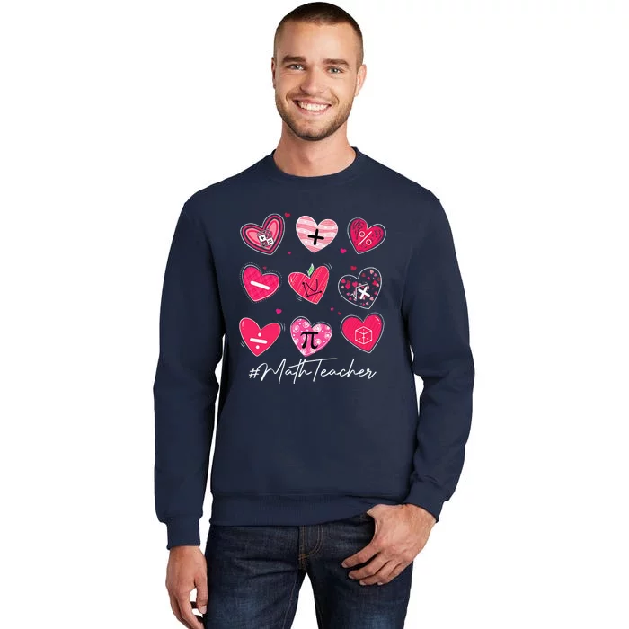 Funny Math Teacher Valentine's Day Pi Math Lover Outfits Sweatshirt