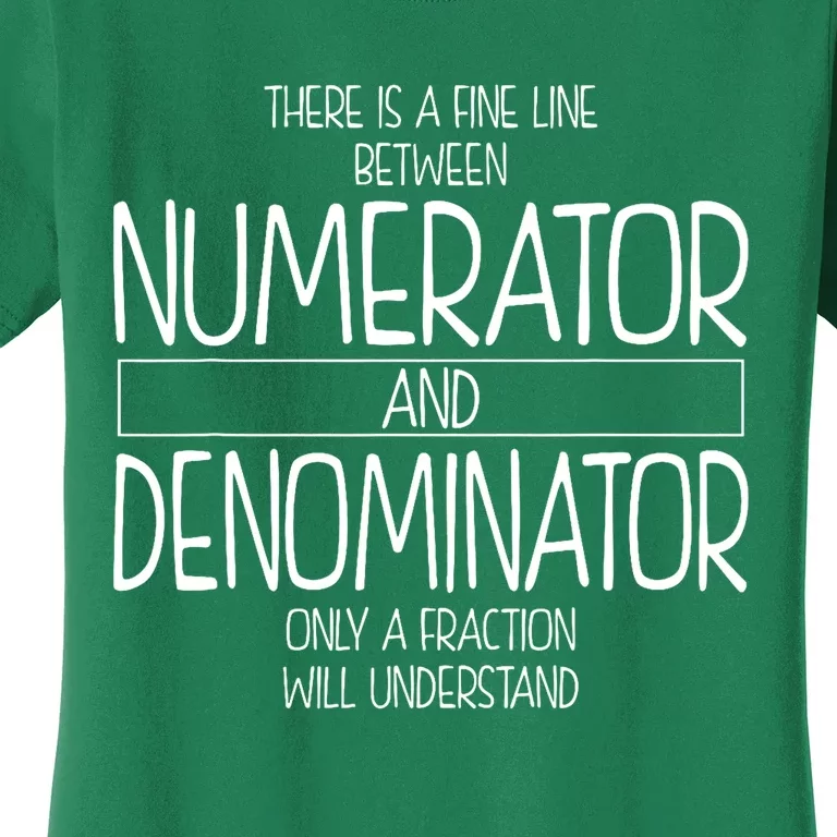 Funny Math Teacher Joke Fun Best Math Quotes Women's T-Shirt