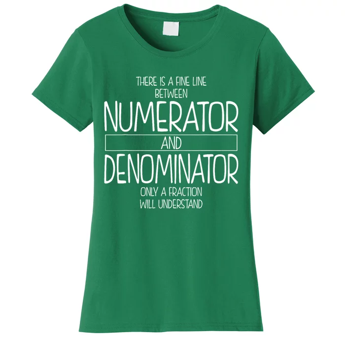 Funny Math Teacher Joke Fun Best Math Quotes Women's T-Shirt