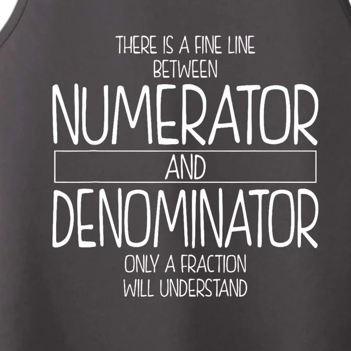 Funny Math Teacher Joke Fun Best Math Quotes Performance Tank