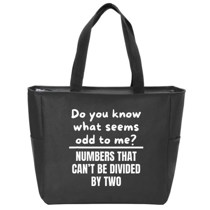 Funny Math Teacher Jokes Zip Tote Bag