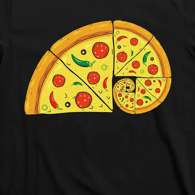 Funny Maths Teacher Nerd Volume Pizza Math Nerds T-Shirt