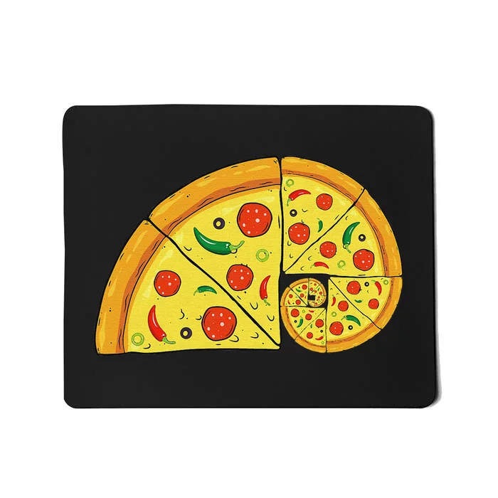 Funny Maths Teacher Nerd Volume Pizza Math Nerds Mousepad